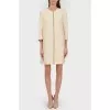 Cream dress in business style