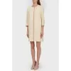 Cream dress in business style
