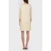 Cream dress in business style
