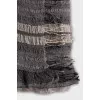 Cashmere and wool scarf
