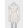 Cocktail dress with decor