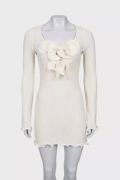 Cocktail dress with decor