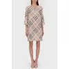 Cotton dress in a cage