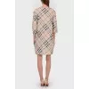 Cotton dress in a cage