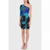 One-shoulder silk dress