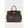 Коричневая сумка Birkin 35