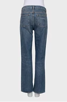 Джинси straight fit на гудзиках