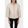 Reversible jacket beige and black