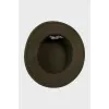 Green felt hat