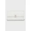 Quilted leather wallet