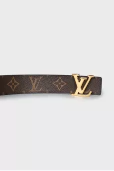 LV Initiales Reversible Canvas Belt