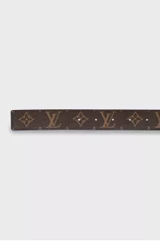 LV Initiales Reversible Canvas Belt