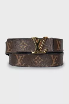 LV Initiales Reversible Canvas Belt
