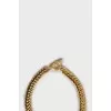 Golden necklace Spikelet