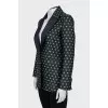 Jacket with satin lapels