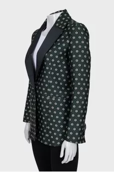 Jacket with satin lapels