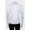 White button down t-shirt