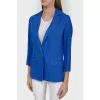 Single-breasted blazer with button slit