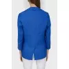 Single-breasted blazer with button slit