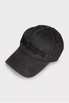 Black cap with embroidery