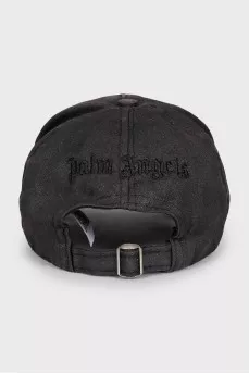 Black cap with embroidery