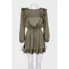Long sleeve dress with ruffles