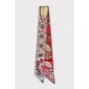 Silk twilly printed