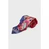 Silk twilly printed