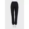 Drawstring sweatpants with tag