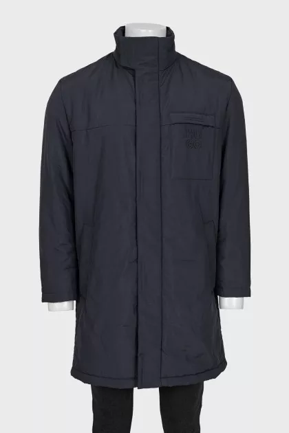 Men's jacket with embroidered logo