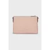 Beige leather bag
