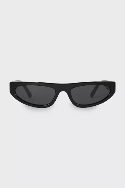 Black sunglasses with narrow frames