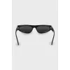 Black sunglasses with narrow frames