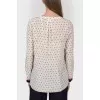 Blouse with pink and black trim