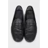 Men's loafers with embossed logo