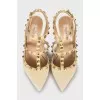 Rockstud suede slingbacks