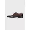 Men's Brown Square Toe Shoes