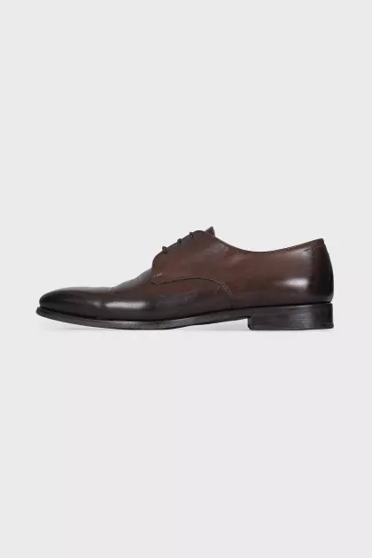 Men's Brown Square Toe Shoes