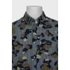 Men's shirt with breast pocket