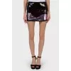 Mini skirt with sequins