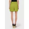 Green shorts with pockets