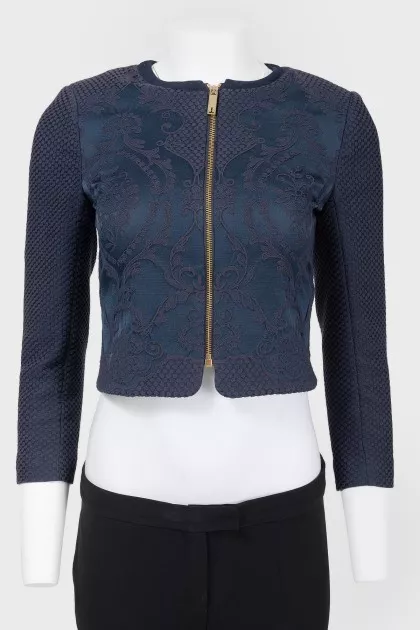 Cropped zip jacket