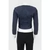 Cropped zip jacket