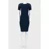 Bodycon dress with back zip