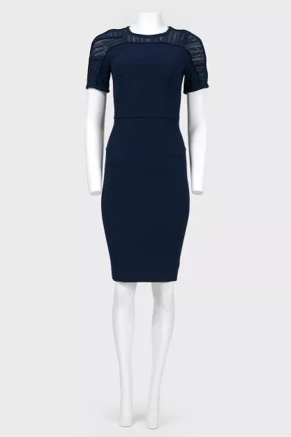Bodycon dress with back zip