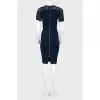 Bodycon dress with back zip