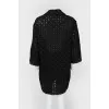 Long jacket with pockets