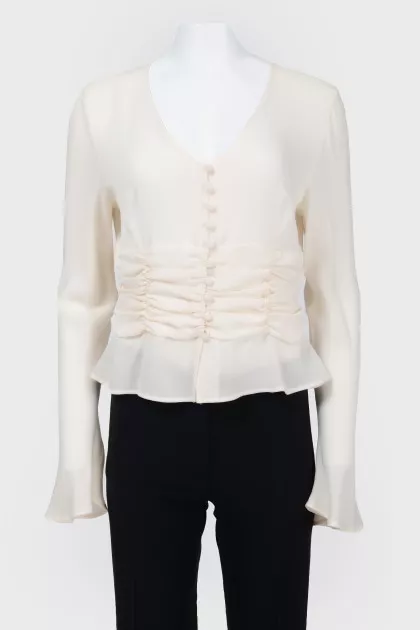 Blouse on buttons