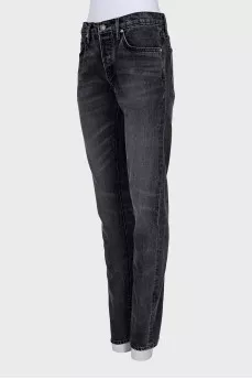 Men's straight fit mid rise jeans