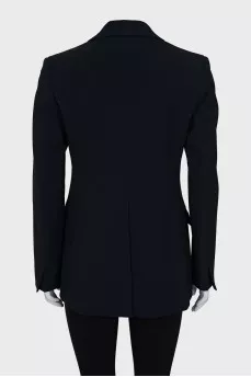 Fitted jacket without fastening